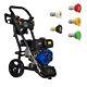 Petrol High Pressure Washer Hose 8m, 2900 Psi Output 7hp Horse Power, Ohv Engine