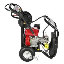 Petrol Power High Pressure Jet Washer Cleaner 2200PSI 7HP Engine Spray Gun Hose