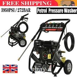 Petrol Power High Pressure Washer 3950PSI Power Jet Wash Patio Car Cleaner