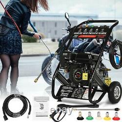 Petrol Power High Pressure Washer 3950PSI Power Jet Wash Patio Car Cleaner