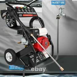 Petrol Power Jet Washer 3000PSI 6.5HP Engine With Gun Hose UK 1 ONLY £219