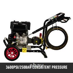 Petrol Power Washer 15HP 3600PSI 250 Bar 15L/min Jet Pressure Cleaner