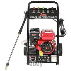 Petrol Pressure Jet Washer 2500psi 7HP Engine High Power Jet Cleaner Garden Car
