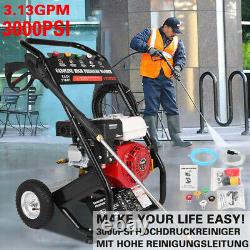 Petrol Pressure Jet Washer 3000PSI / 240BAR Power Jet Wash With Gun Hose