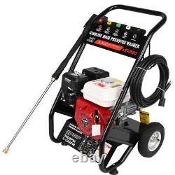 Petrol Pressure Jet Washer 3000PSI / 240BAR Power Jet Wash With Gun Hose