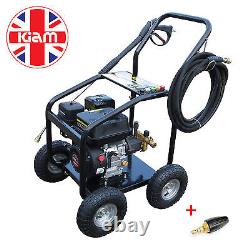 Petrol Pressure Power Jet Washer Kiam KM2800P 6.5HP 2800PSI Cleaner Turbo Nozzle