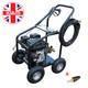 Petrol Pressure Power Jet Washer Kiam Km2800p 6.5hp 2800psi Cleaner Turbo Nozzle