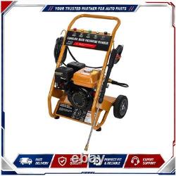 Petrol Pressure Power Washer Jet Wash Max 3950 PSI High 7HP 5 Nozzles 8M 212cc