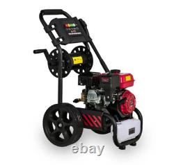 Petrol Pressure Washer 2900 PSI 9.2LPM 20m Hose 5 Spray Nozzles Inx Snow Cannon