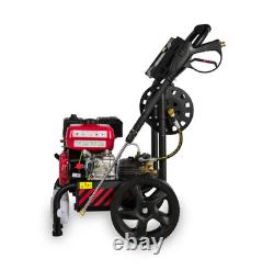 Petrol Pressure Washer 2900 PSI 9.2LPM 20m Hose 5 Spray Nozzles Inx Snow Cannon
