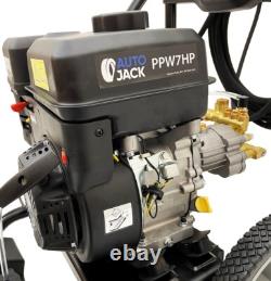 Petrol Pressure Washer 3000PSI 2.65GPM 7HP 4-Stroke Engine Hose & Nozzles