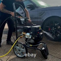 Petrol Pressure Washer 3000PSI 2.65GPM 7HP 4-Stroke Engine Hose & Nozzles