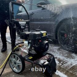 Petrol Pressure Washer 3000PSI 2.65GPM 7HP 4-Stroke Engine Hose & Nozzles