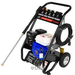 Petrol Pressure Washer 3000PSI 7HP Engine Power Jet Cleaner High Power Garden UK