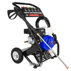 Petrol Pressure Washer 3000PSI 7HP Engine Power Jet Cleaner High Power Garden UK