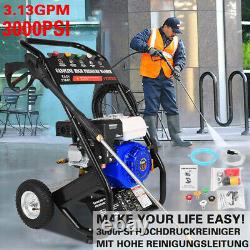 Petrol Pressure Washer 3000PSI 7HP Engine Power Jet Cleaner High Power Garden UK