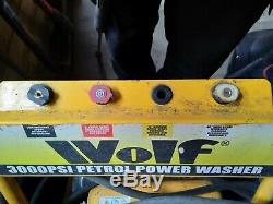 Petrol Pressure Washer 3000psi 200bar 6.5HP Petrol Driven Jet Power Washer