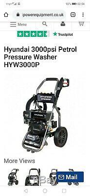 Petrol Pressure Washer 3000psi 8.75L/min Jet Washer Cleaner Hyundai HIGH POWER