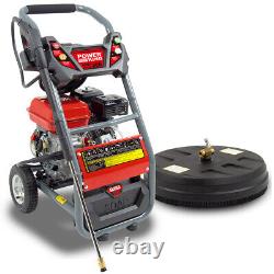 Petrol Pressure Washer 3031psi PowerKing 200 7HP Wolf Engine Jet & Patio Cleaner