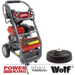 Petrol Pressure Washer 3031psi PowerKing 200 7HP Wolf Engine Jet & Patio Cleaner