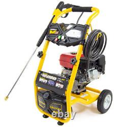 Petrol Pressure Washer 3031psi Wolf Formula 225 7HP Power Jet & Patio Cleaner