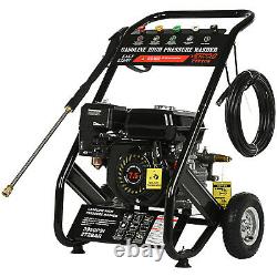 Petrol Pressure Washer 3200psi 220bar 7.5HP Petrol Driven Jet Power Washer 5KW