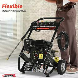 Petrol Pressure Washer 3200psi 220bar 7.5HP Petrol Driven Jet Power Washer 5KW