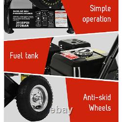 Petrol Pressure Washer 3200psi 220bar 7.5HP Petrol Driven Jet Power Washer 5KW