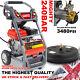 Petrol Pressure Washer 3480psi Powerking 250 7hp Wolf Engine Jet & Patio Cleaner