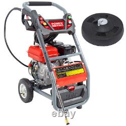 Petrol Pressure Washer 3480psi PowerKing 250 7HP Wolf Engine Jet & Patio Cleaner