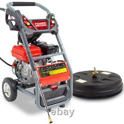 Petrol Pressure Washer 3480psi PowerKing 250 7HP Wolf Engine Jet & Patio Cleaner