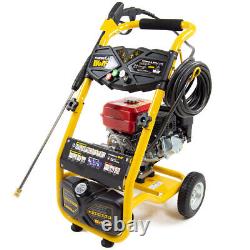 Petrol Pressure Washer 3480psi Wolf Formula 275 7HP Power Jet & Patio Cleaner