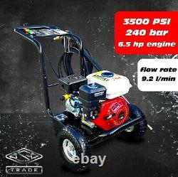 Petrol Pressure Washer 3500PSI / 240BAR Power Jet Wash