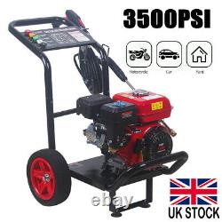 Petrol Pressure Washer 3500PSI Jet High Power 7HP Car Garden Patio Wash Cleaner