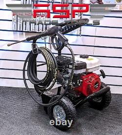 Petrol Pressure Washer 3500 PSI 7HP 9.2 Litre High Power Jet FREE Oil