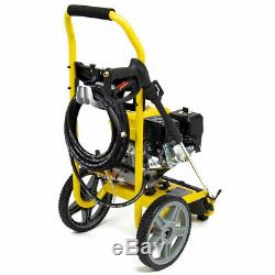 Petrol Pressure Washer 3700psi 250bar 7HP Petrol Driven Jet Power Washer Wolf