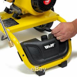 Petrol Pressure Washer 3700psi 250bar 7HP Petrol Driven Jet Power Washer Wolf