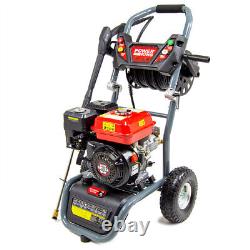 Petrol Pressure Washer 3843psi PowerKing 300 Turbo Nozzle, Lance & Patio Cleaner