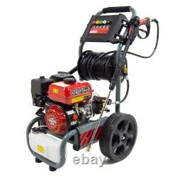 Petrol Pressure Washer 3843psi PowerKing 350 7HP Wolf Engine Power Jet Cleaner