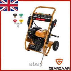 Petrol Pressure Washer 3950PSI 212cc Heavy Duty Jet Wash Recoil Start High Power