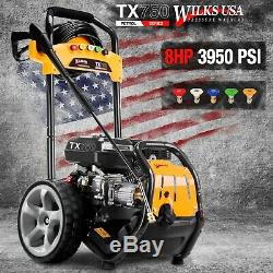 Petrol Pressure Washer 3950PSI / 272BAR Power Jet Cleaner WILKS USA TX750