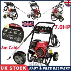 Petrol Pressure Washer 3950PSI Jet Power Car Wash Patio Cleaner Washer with8m Hose