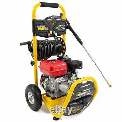 Petrol Pressure Washer 4061psi Wolf Formula 350 7HP Power Jet & Patio Cleaner