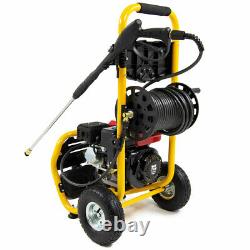 Petrol Pressure Washer 4061psi Wolf Formula 350 7HP Power Jet & Patio Cleaner