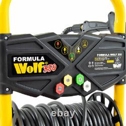 Petrol Pressure Washer 4061psi Wolf Formula 350 7HP Power Jet & Patio Cleaner