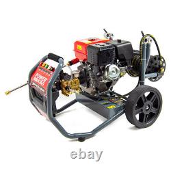 Petrol Pressure Washer 4351psi PowerKing 400 Turbo Nozzle, Lance & Patio Cleaner