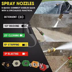 Petrol Pressure Washer 4-stroke 7HP 170 bar 3600psi Power Jet Wash 3.6L