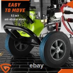 Petrol Pressure Washer 5 Nozzle Set 3500psi 4 Stroke High Power Jet Recoil Start