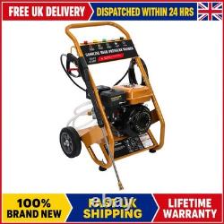 Petrol Pressure Washer 8 Meter Hose High Power Recoil Start Heavy Duty 2.6 GPM