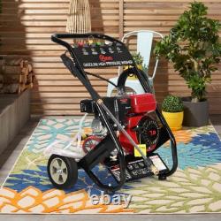 Petrol Pressure Washer Engine High Power Jet Cleaner Patio 8 HP 3950PSI Garden